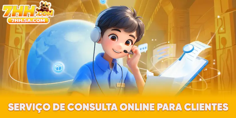 Serviço de consulta online para clientes
