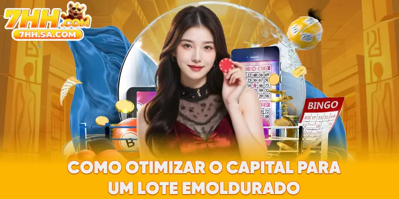 Como otimizar o capital para um lote emoldurado