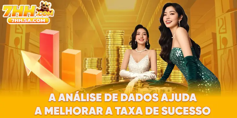 A análise de dados ajuda a melhorar a taxa de sucesso